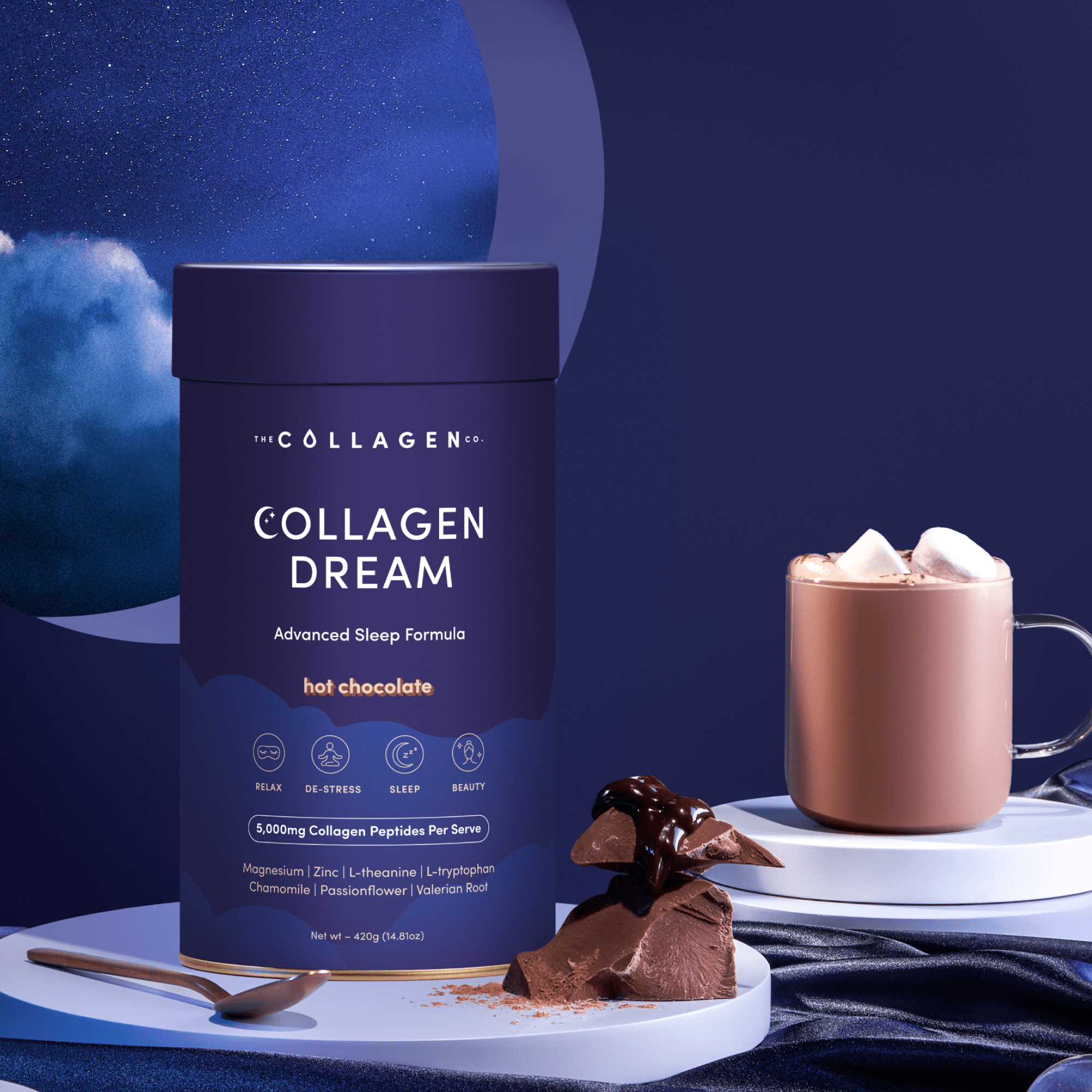 Collagen Dream Advanced Sleep Formula Hot Chocolate 420g